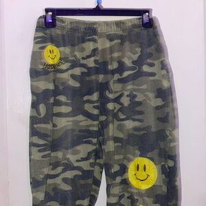 green camo sweatpants